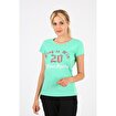 MoonSports Alisa Kadın 20 Baskılı  Tshirt,JADE CREAM,S. ürün görseli