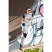 MoonSports Rebeka Kadın No Limits Baskılı Tshirt,GRI MELANJ,S. ürün görseli