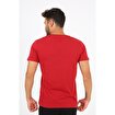 MoonSports Moon Erkek Basic Bisiklet Yaka  Tshirt,KIRMIZI,M. ürün görseli