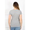 MoonSports Loya Kadın Basic  Tshirt,ACIK GRİ MELANJ,S. ürün görseli