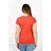 MoonSports Loya Kadın Basic  Tshirt,DARK ORANJ,M. ürün görseli