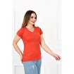 MoonSports Loya Kadın Basic  Tshirt,DARK ORANJ,XS. ürün görseli