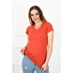MoonSports Loya Kadın Basic  Tshirt,DARK ORANJ,XS. ürün görseli