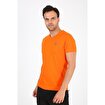 MoonSports Abant V Yaka Erkek  Tshirt,Oranj,L. ürün görseli