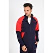 MoonSports Gölcük Erkek Fermuarlı  Sweatshirt,Laci Kırmızı,L. ürün görseli