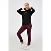 MoonSports Rose Kadın Kapüşonlu  Sweatshirt,SİYAH,L. ürün görseli
