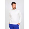 MoonSports Moonsports Erkek Hector Basic Sweat,BEYAZ,XL. ürün görseli