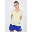 MoonSports Moonsports Kadın Kedi Baskılı Tshirt,SARI,M. ürün görseli
