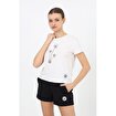 MoonSports Moonsports Kadın Crop Tshirt,BEYAZ,M. ürün görseli