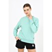 MoonSports Moonsports Kadın Sara Basic Sweat,Su Yeşili,M. ürün görseli