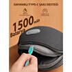 Skg ES500 Göz Masaj Aleti, Isı Terapili, Sessiz, Hafif ve Kolay Taşınabilir, Bluetooth Müzikli, Uzun Süreli Kullanım, 1500 Mah Batarya, (Mat Koyu Gri). ürün görseli