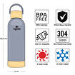 Igloo Hydrate Pro Termos 500ml-DUMAN MAVİ. ürün görseli