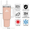 Igloo Stadler Thermo-Mug 1.2 Litre-SOMON BEYAZ. ürün görseli