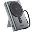 SHAZA 10.000 Mah 22.5W Led Göstergeli Magsafe Powerbank -Siyah resmi
