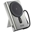 SHAZA 10.000 Mah 22.5W Led Göstergeli Magsafe Powerbank -Beyaz resmi