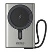 SHAZA 10.000 Mah 22.5W Led Göstergeli Magsafe Powerbank -Beyaz resmi