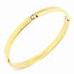 Picture of Welch Women's Welch Solitaire Stone Bangle Stainless Steel Women's Bracelet