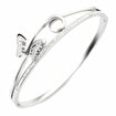 Picture of Welch Women's Welch Stone Detailed Butterfly Women's Stainless Steel Bracelet