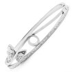 Picture of Welch Women's Welch Stone Detailed Butterfly Women's Stainless Steel Bracelet