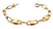 Picture of Welch Steel Welch Gold Stainless Steel Padlock Bracelet