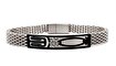 Picture of Welch Steel Welch Black and White Stainless Steel Chain Sailor Bracelet
