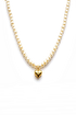 Welch Steel Welch Gold Çelik Zincir İncili Choker Kolye. ürün görseli