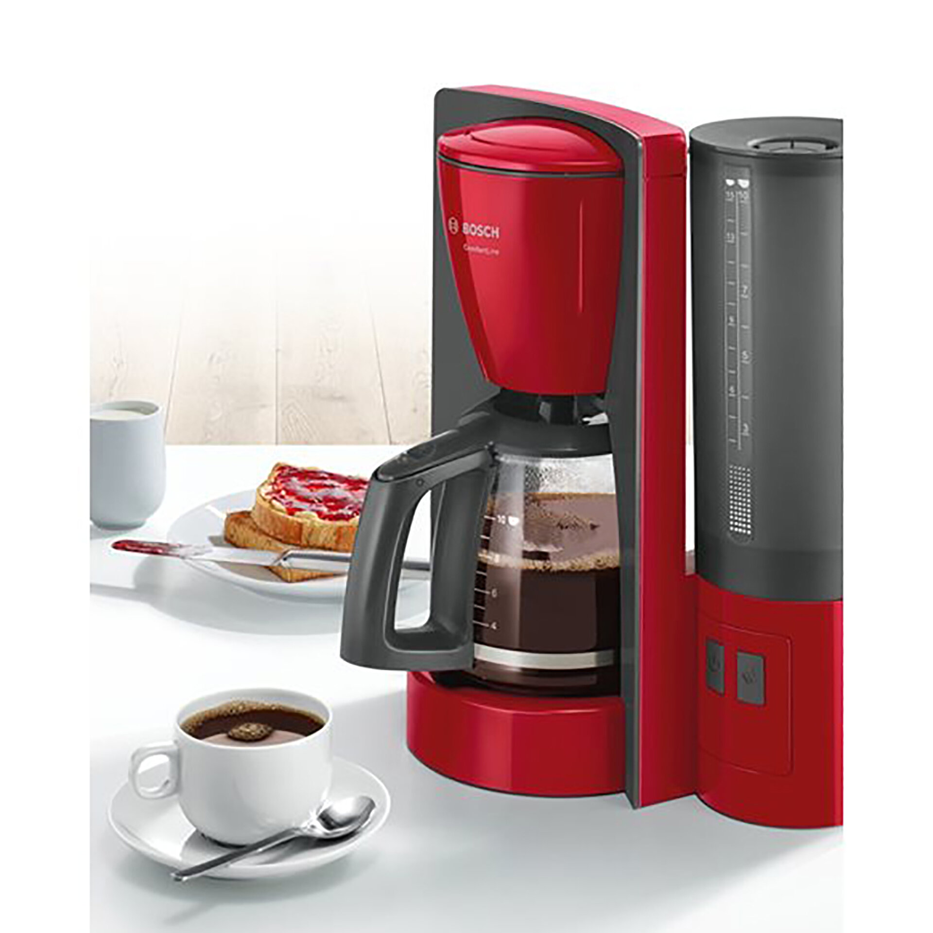 Wowefes Bosch TKA6A044 ComfortLine Kırmızı Filtre Kahve Makinesi