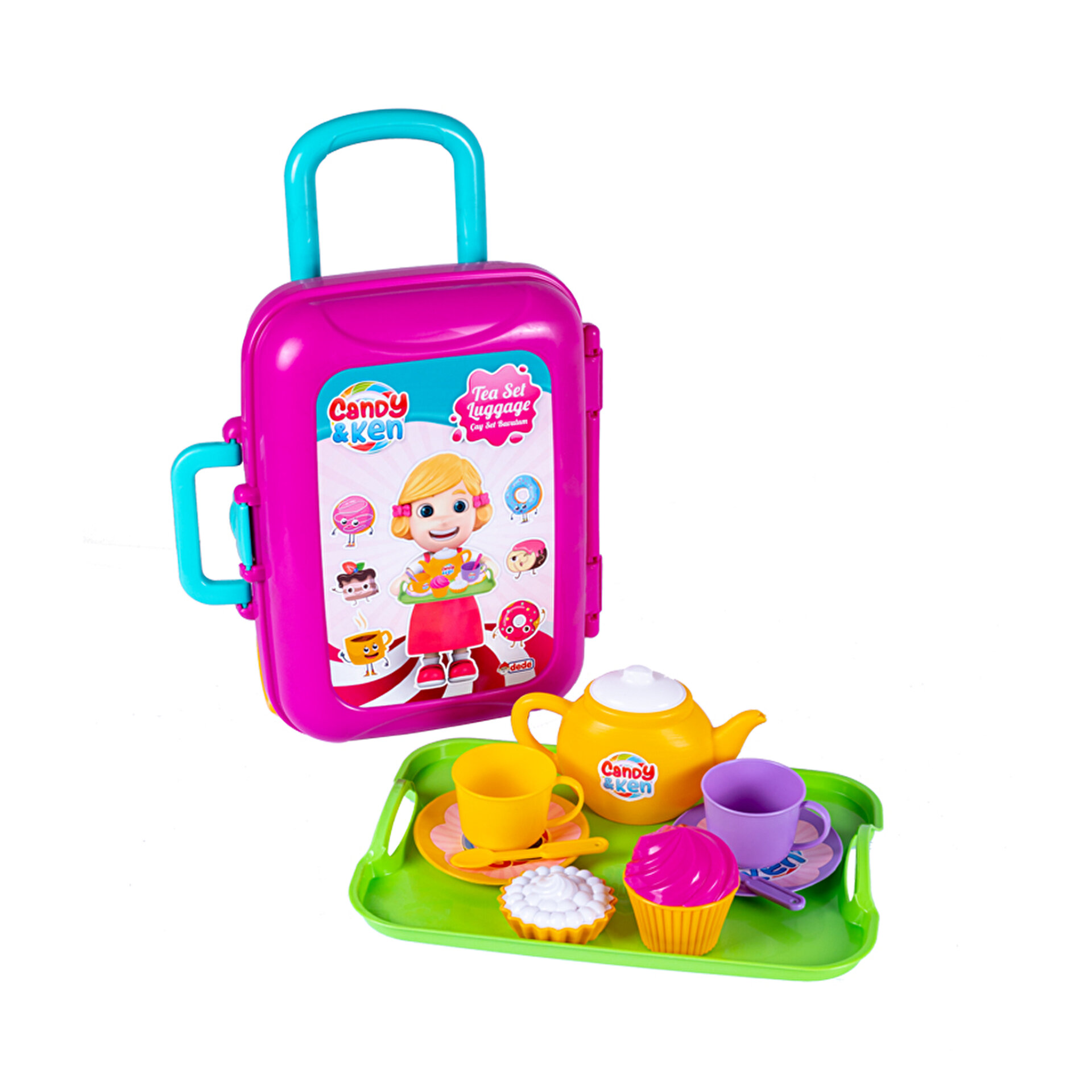 Biggrewards MEADede Candy & Ken Tea Set My Suitcase