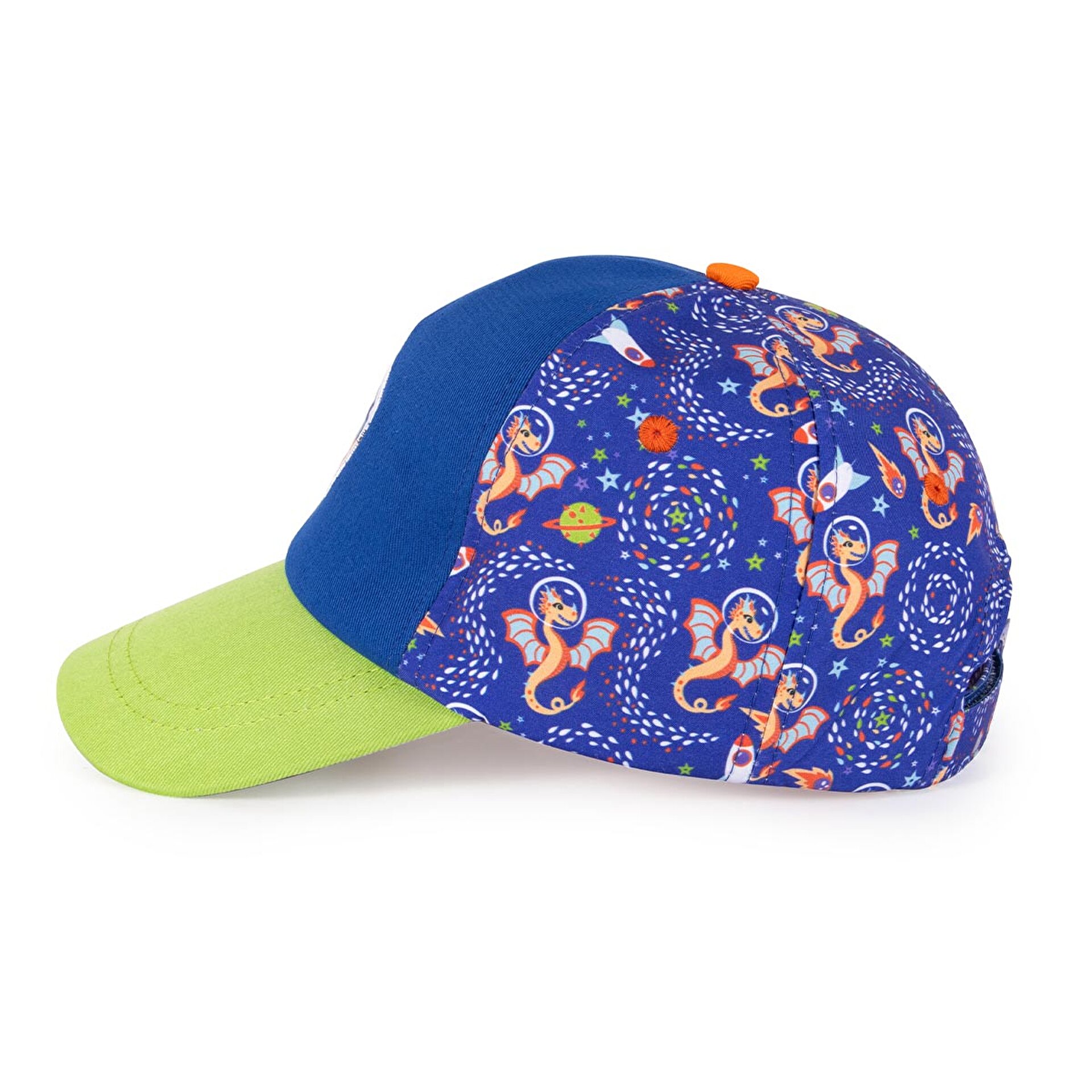 Milk&Moo Ponix Dragon-Themed Boys Cap | Adjustable Glitter