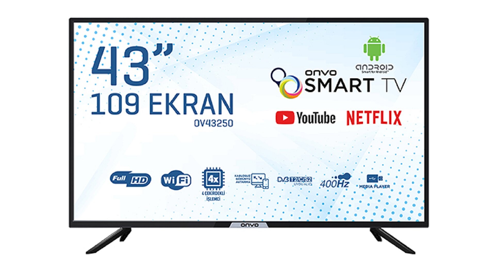 OV43250 108 Screen Android Led TV