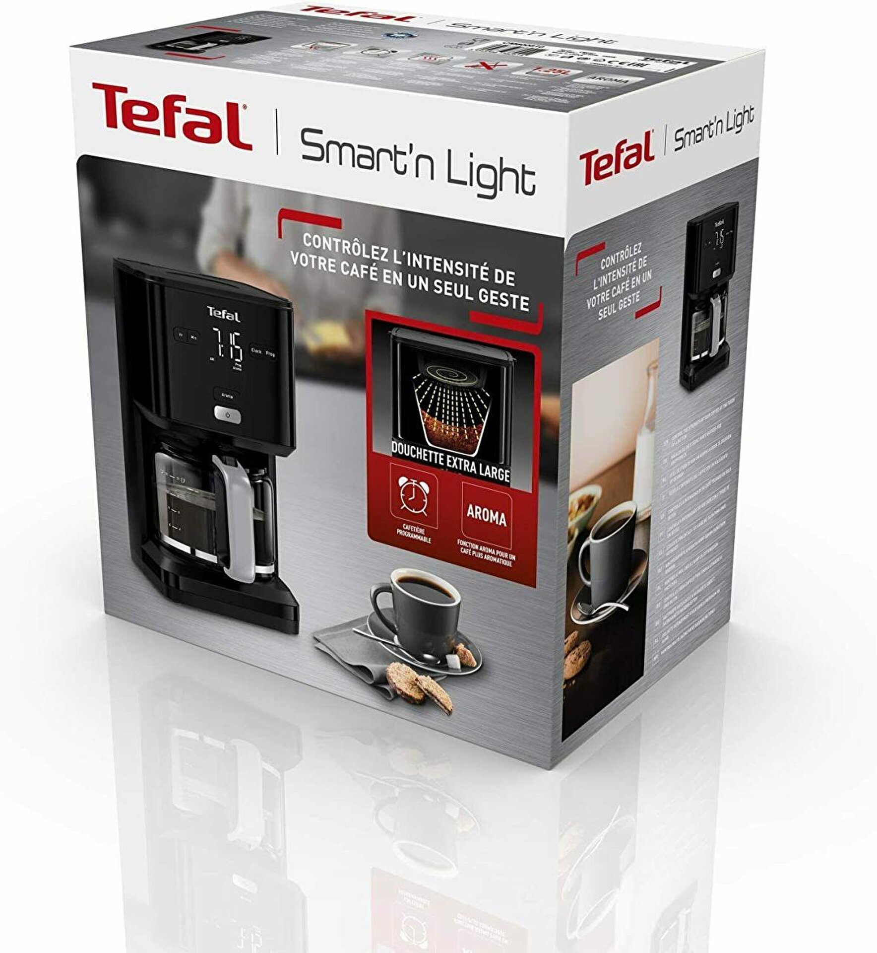 Tefal Display Smart�n Light 1.25 L Digital Filtre Kahve Makinesi