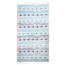 Anemoss Blue Fishes Turkish Beach Towel –  100x180 cm/39x70 inches