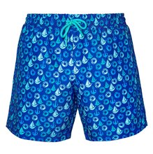 Anemoss Sailing Men's Swim Short with Three Pockets, Mesh Inside, Elastic and Laced Waist