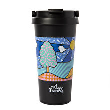 Any Morning Thermos 17 Oz. Stainless Steel Insulated Travel Mug, Coffee Mug