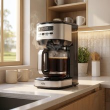 Any Morning SIN2634 Dijital Ekranlı Zaman ve Aroma Ayarlı 1,8 Lt Cam Hazneli Filtre Kahve Makinesi