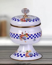 PR Home Allegro Enamel Sugar Bowl with Footed Base