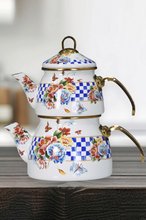 PR Home Allegro Gold Model Enamel Teapot