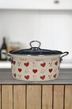 PR Home Enjoy Red Enamel Frying Pot 22 cm