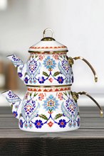 PR Home Humaşah Gold Model Enamel Teapot