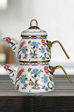 PR Home Defne Mini Model Enamel Teapot
