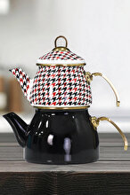 PR Home Forte Black Gold Model Enamel Teapot