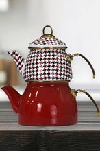 PR Home Forte Red Mini Model Enamel Teapot