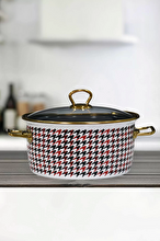 PR Home Forte Red Enamel Frying Pot 22 cm