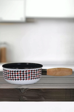 PR Home Forte Red Enamel Wooden-Handle Mini Pan
