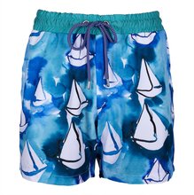 Anemoss Sailboats Men Swim Trunk S Size