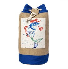 Anemoss Captain Fish Jute Bag