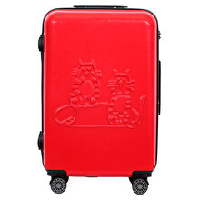 Biggdesign Cats Suitcase Luggage, Red, Large