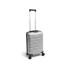 Biggdesign Moods Up 20” Suitcase | TSA Lock, Hard Shell, Lightweight Spinner Luggage –Silver