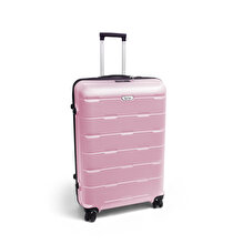 Biggdesign Moods Up 28” Suitcase | TSA Lock, Hard Shell, Lightweight Spinner Luggage – Pink
