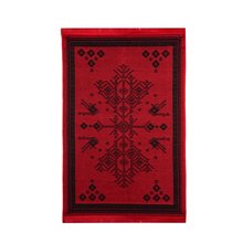 BiggHome Rug 47.2x70.9", Machine Washable, Ethnic Pattern